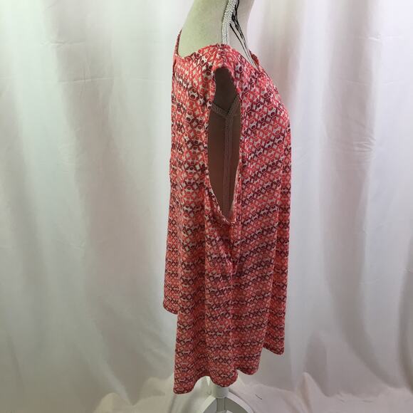 St. John's Bay Active Tank Top Coral Geo XL - Picture 5 of 13